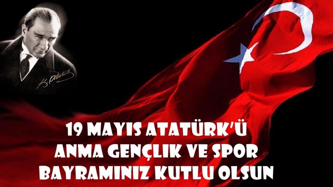 19 Mayıs Atatürk'ü Anma, Gençlik ve Spor Bayramı'nın 100. yıldönümü  ilçemizde de  coşkuyla kutlandı